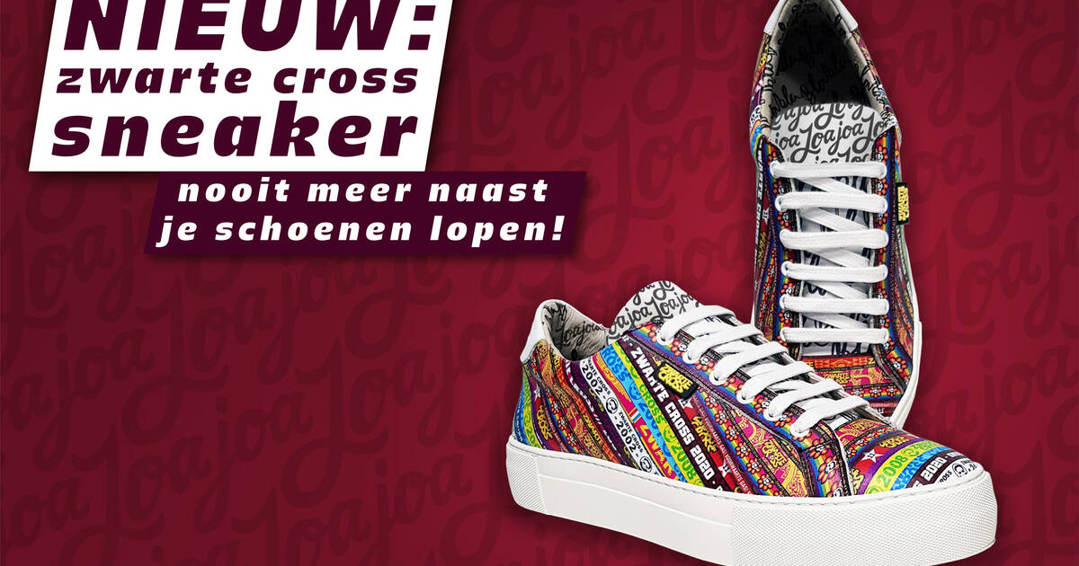 Nooit meer naast je schoenen lopen met de splinternieuwe Zwarte Cross  Sneakers! | Zwarte Cross