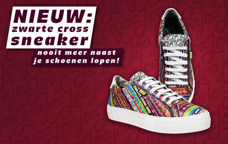 Nooit meer naast je schoenen lopen met de splinternieuwe Zwarte Cross